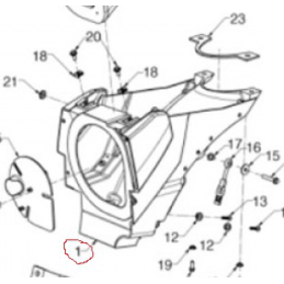 CASSA FILTRO GASGAS EC 2012-2015