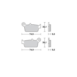 PASTIGLIE POST. NISSIN GG 00-09