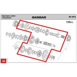 (OFFER) COMPLETE GEAR CHANGE GG 125