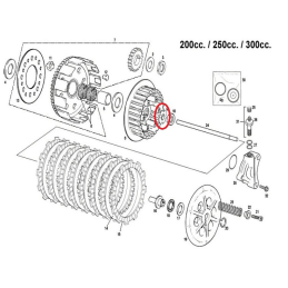 CLUTH LOCK WASHER 200-250-300 2T