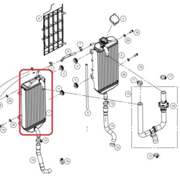 LEFT RADIATOR GASGAS 2018