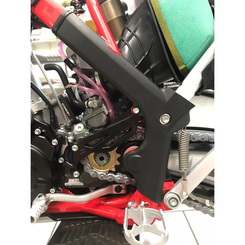 Protezioni per telaio RD Moto Crash con kit di montaggio completo PHV2 Wht/Gld compatibile per Suzuki GSXR 600-750 2004-2005