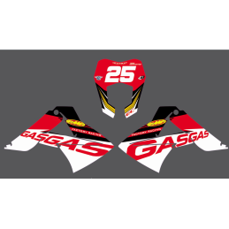 STICKERS KIT GASGAS CERVANTES 2013