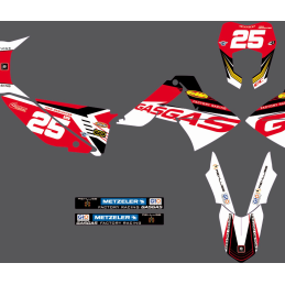 STICKERS KIT GASGAS CERVANTES 2013