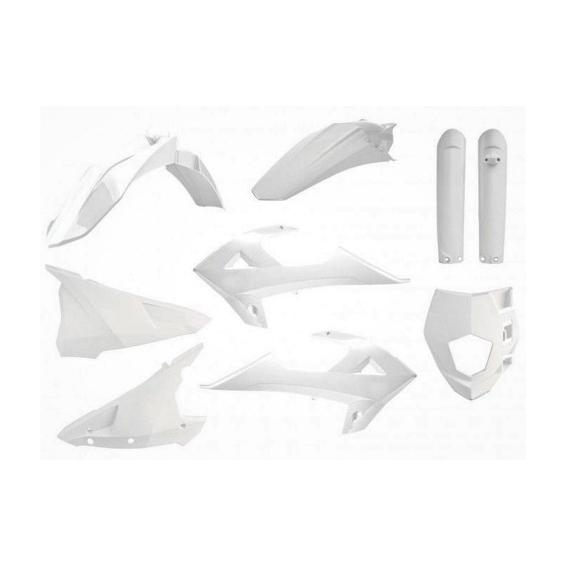 PLASTIC KIT GASGAS 18-20 WHITE