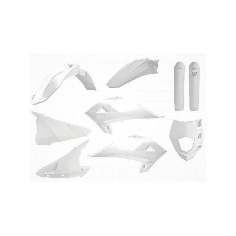 PLASTIC KIT GASGAS 18-20 WHITE