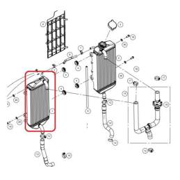 LEFT RADIATOR GASGAS 18-19