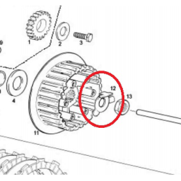 FERMO FRIZIONE GASGAS 125