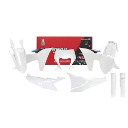 RACETECH 7PZ WHITE PLASTIC...