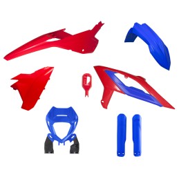 RACETECH BLUE/RED PLASTIC...