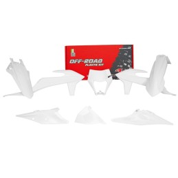 RACETECH 5PZ WHITE PLASTIC...