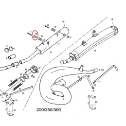 EXHAUST BUSHING GASGAS 2T...